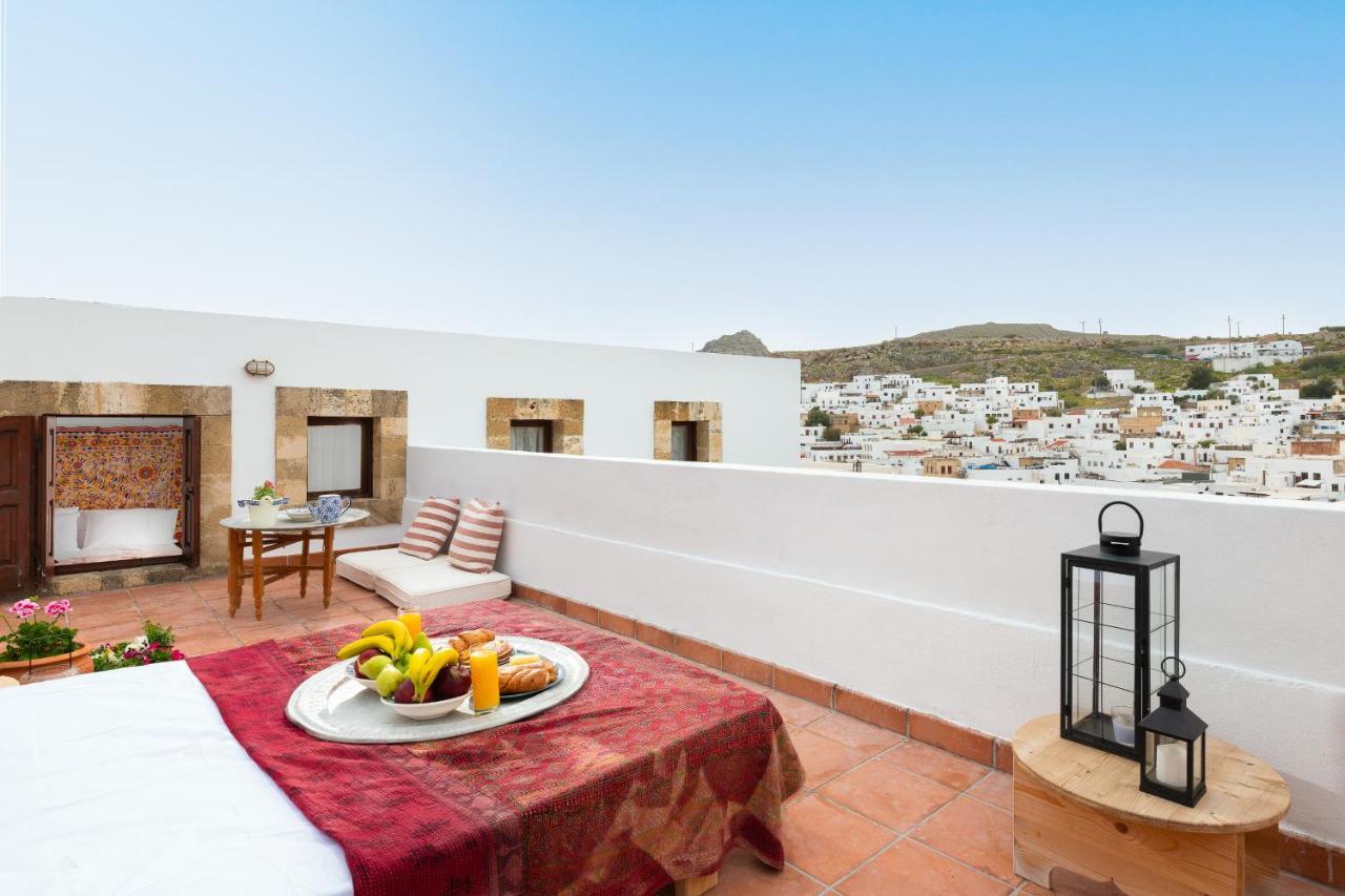 Acropolis Lindos Home Eksteriør billede